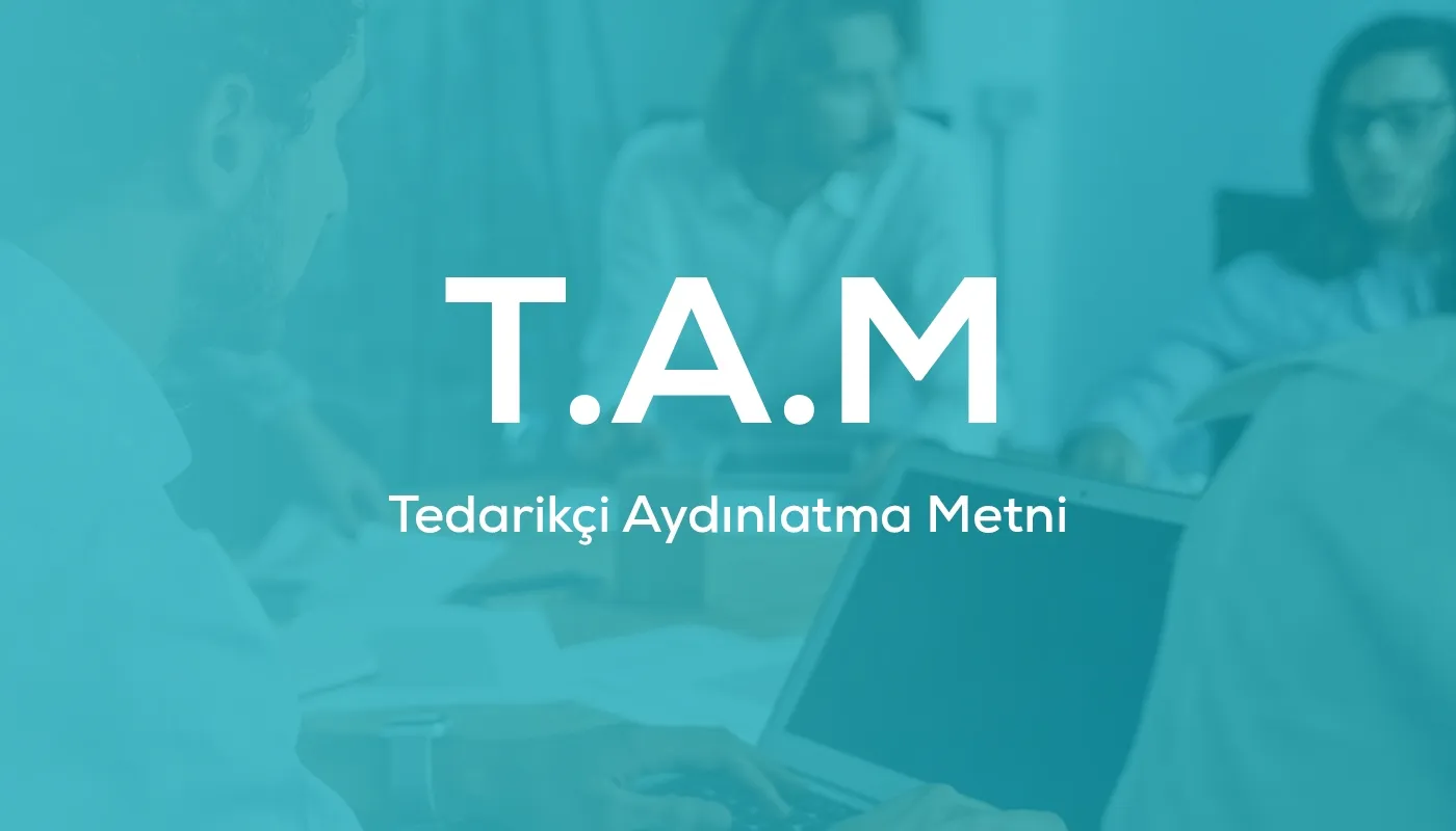 Tedarikçi Aydınlatma Metni